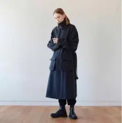 リョウタカシマ OVERSIZED SINGLE TRENCH COAT