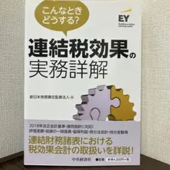 こんなときどうする? 連結税効果の実務詳解