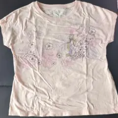 UNIQLO ラプンツェル 花柄 Tシャツ キッズ