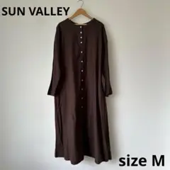 【美品】ク29 SUN VALLEY サンバレー　シャツワンピース　sizeM