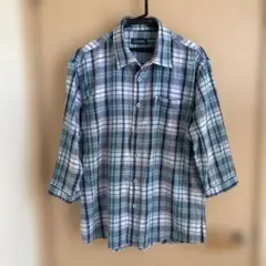 紳士用七分袖のシャツ　UP renoma LL