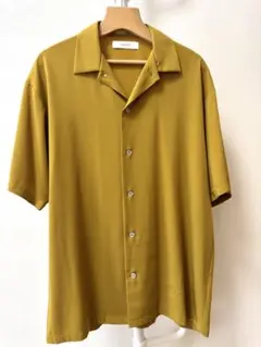 アウトレット品 オープンカラーシャツ イエロー 夏服