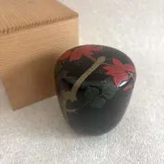 ♥未使用　棗　琉球漆　なつめ　木箱付き　茶道具　骨董　古玩 ♥未使用 棗 琉球漆 なつめ 木箱付き 茶道具 骨董 古玩 - メルカリ