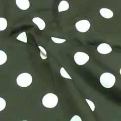 モスグリーン　大きめドット☆★☆