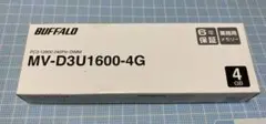 バッファロー PC3-12800 240pin DMM 4GB 1枚