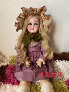 【アンティーク】ドイツ製ビスクドール 63cm