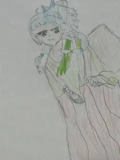 手書きイラスト　薬屋のひとりごと　マオマオ　ファンアート