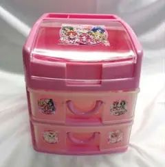 YES!プリキュア5　卓上 収納ボックス 2段 プラチェスト