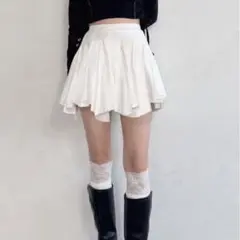【新品タグ付き】グレイル　インパン裏地付きイレヘムミニスカート[pm632]