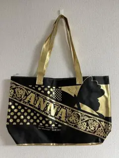 ANNA トートバッグ ゴールド×ブラック 2012winter