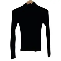 【美品】la.f… タートルネック ブラック 薄手