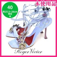 SALE⚡新品❤️ロジェヴィヴィエ フラワー サンダル 40(25.5-26
