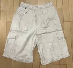 ホワイトカーゴショートパンツ LACOSTE