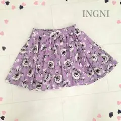 INGNI☆花柄サーキュラースカート