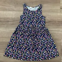 【Ｈ＆Ｍ】カラフル　ハート柄　ノースリーブワンピース／130