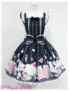 Angelic pretty Wonder story エプロン風スカート