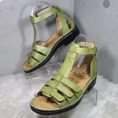 【FinnComfort】フィンコンフォート　クロコ押し　コンフォートサンダル
