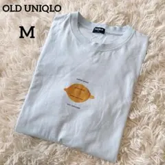 稀少 90s 紺タグ OLD UNIQLO グラフィック Tシャツ レモン M