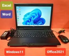 NEC ノートPC Windows11 Office2021 エクセル ワード