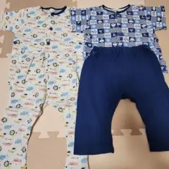 95cm　パジャマおまとめ売り　半袖　クマ、ライオンワニ柄　保育園