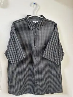 【最終値下げ】GLOBAL WORK 半袖シャツ XL グレー系チェック