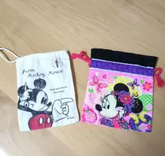 ディズニー　 巾着　2点セット