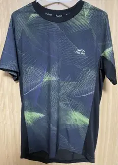 【美品】Find-Out Mサイズ グラフィックTシャツ　ジオライム