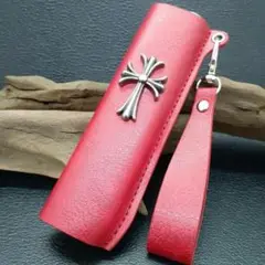 ●アイコス イルマ i ワン ケース iqos iluma one専用クロス赤K