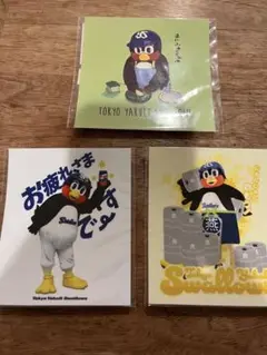 東京ヤクルトスワローズ　つば九郎　くじ　デカステッカー　F賞 G賞　3点セット
