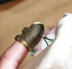 指ぬき　裁縫　指抜き　ハンドメイド　手芸　アンティーク