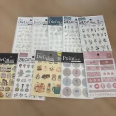 シール まとめ売り コラージュ ダイカットシール マステ素材 10セット