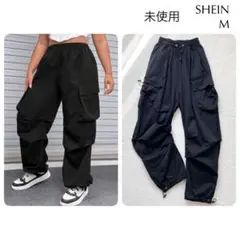 未使用✨【 SHEIN シイーン 】レディース カーゴパンツ ハイウエスト M