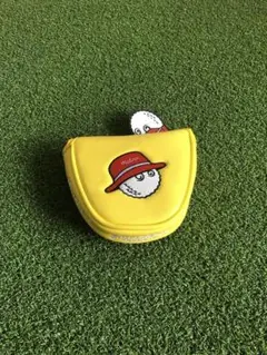 MALBON GOLF マルボン ゴルフ ヘッドカバー マレット型 イエロー