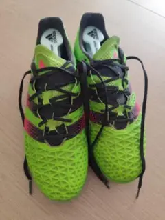 adidas サッカーシューズ グリーン/ピンク FG