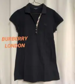 BURBERRY LONDON ブラック 半袖ポロシャツ サイズ2 M