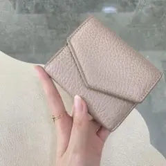 【新品】メゾン マルジェラ エンベロープ 三つ折り財布 くすみピンク