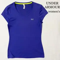 UNDER ARMOUR トレーニングシャツ Tシャツ レディース パープル系