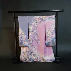 インテリア 置物 着物 辻が花 オブジェ