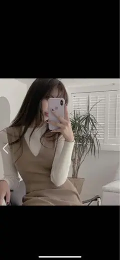 CHERRYKOKO スリムVラインワンピース