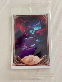 ハズビンホテル　カード　ヴァレンティノ ヴェルベット ヴォックス Hazbin Hotel Promo Trading Card VOX & VALENTINO - AFTER THE