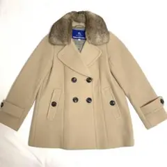 バーバリーコート ベージュコート ウールコート ファーコート burberry