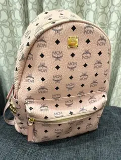 MCM リュック ピンク Mサイズ