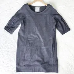 【極美品】BEARDSLEY ビアズリー チュニック ワンピース グレー フリー