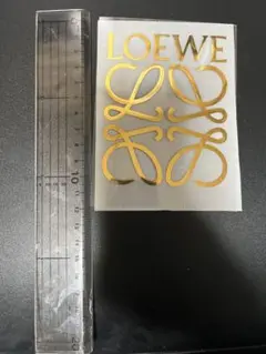 LOEWE ゴールド アイロンプリントシート 約7cm