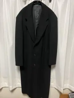 DURBAN カシミヤ混　シングルチェスターコートロング丈