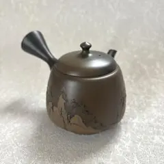 常滑焼 伊藤 昭陽作 幸山刀 朱泥彩色　水引草 彫り 急須 茶器 煎茶道具 Amazon.co.jp: 常滑焼 伊藤 昭陽作 幸山刀 朱泥彩色 水引草 彫り