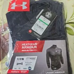 UNDER ARMOUR HEATGEAR ARMOUR 七分袖 LG ブラック
