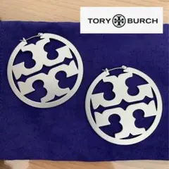 TBP005SA1 Tory burch デカロゴピアス 大ぶり 新品 正規品