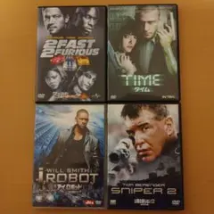 ★☆3連休特別価格☆★DVD 洋画 4本セット ワイルドスピード×2／タイム、他