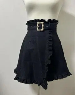 ROJITA ベルト付きレーススカパン